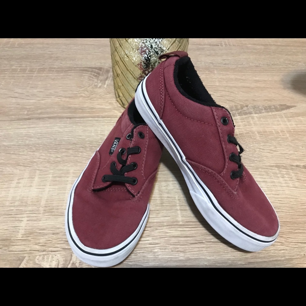 Vans Kids Burgundy Size 13